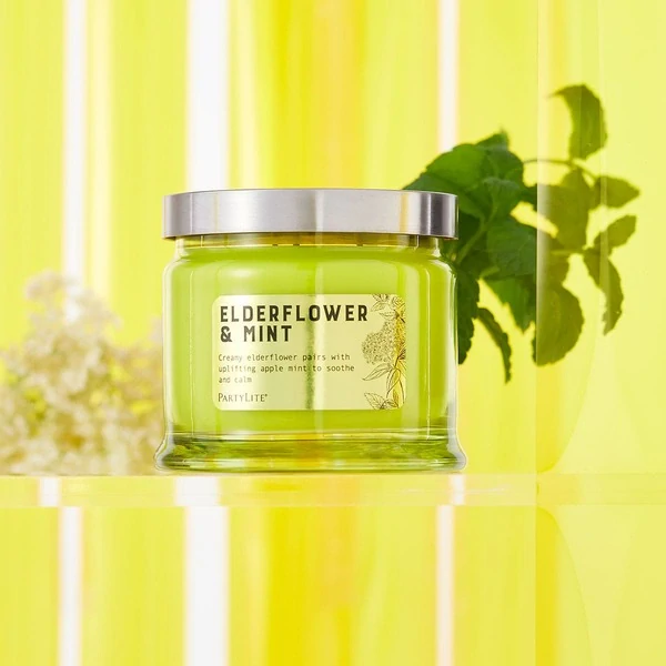 vonná svíčka Elderflower & Mint 